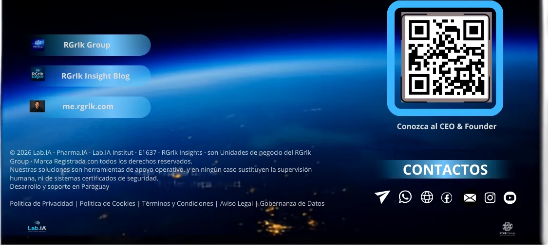 RGrlk Group, contactos, acceso al CEO y avisos legales